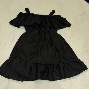 Black Ruffle Dress 12-24M